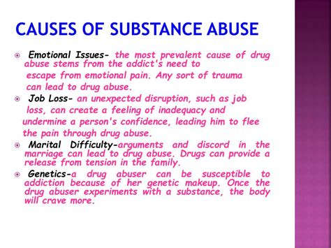 PPT - SUBSTANCE ABUSE PowerPoint Presentation, free download - ID:5545306