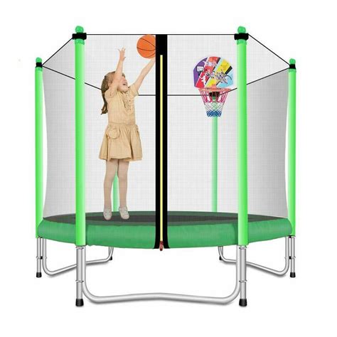 Trampoline with Basketball Hoop-Trampoline for Kids-5 Feet