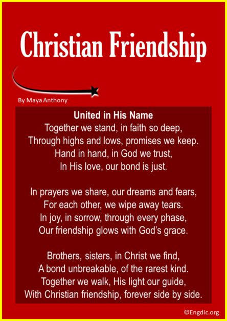 10 Amazing Christian Poems about Friendship (Short & Inspirational ...