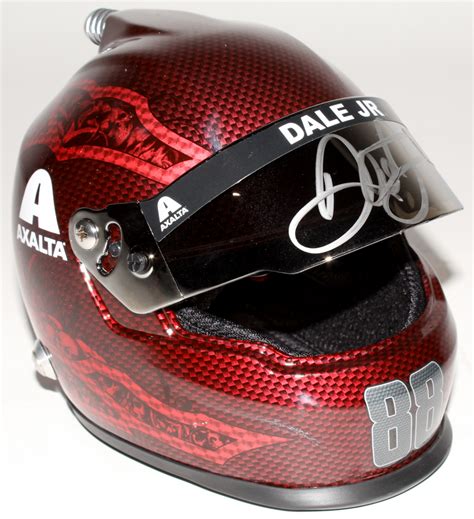 Dale Earnhardt Jr. Signed NASCAR Axalta Racing 1:3 Scale Mini-Helmet ...