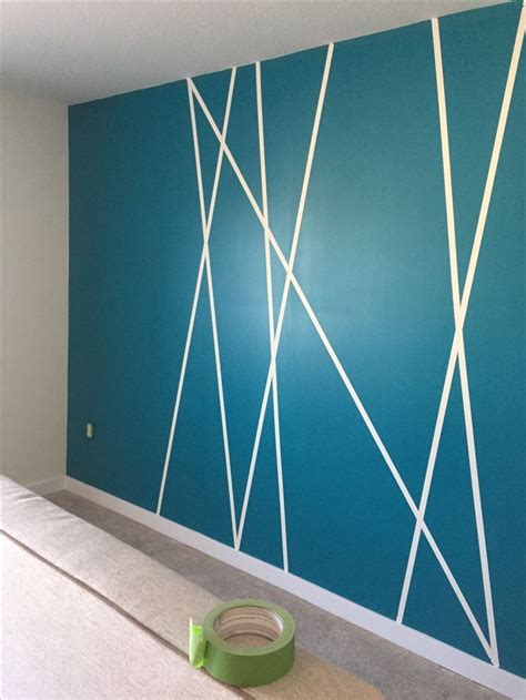 Accent Wall Easy Wall Paint Designs With Tape - k-Music