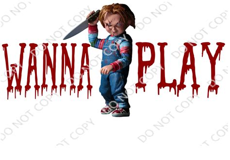 Chucky Wanna Play PNG Digital Download - Etsy