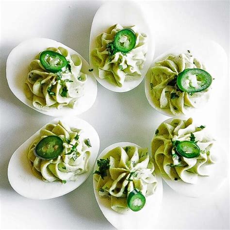 Avocado Deviled Eggs Recipe - Chef Billy Parisi