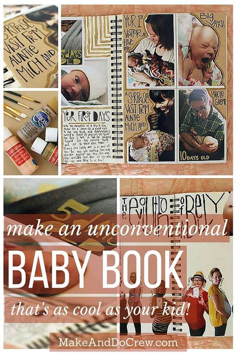 DIY Creative Baby Book Ideas and Tips | Baby books diy, Baby record book, Diy baby stuff