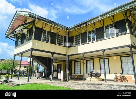 Museum of Calabar, Nigeria, in a former British colonial administrative ...