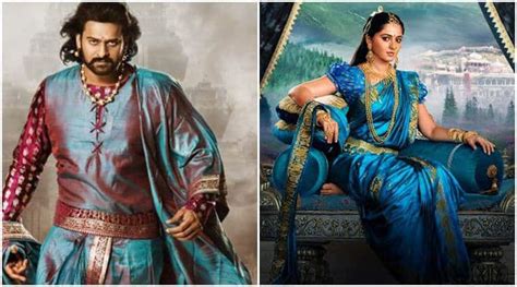 Baahubali 2 new posters: Prabhas as Amarendra Baahubali, Anushka Shetty as Devasena look regal ...