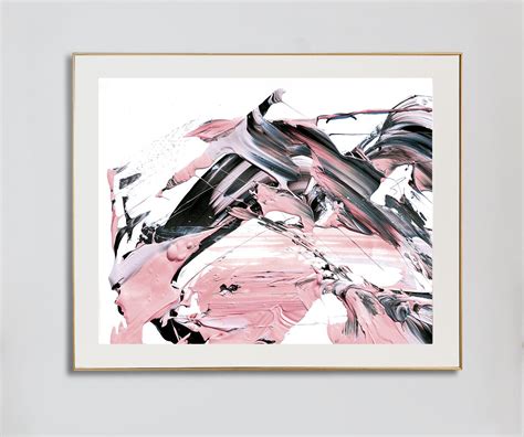 Printable Abstract Art Pink and Gray Art instant download | Etsy