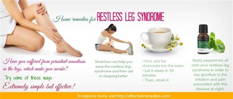 Top 7 Natural Home Remedies For Restless Leg Syndrome In Adults