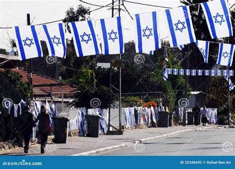 Flag of Israel editorial photography. Image of independence - 32346692