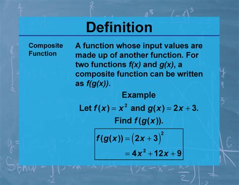 Definition--Calculus Topics--Composite Function | Media4Math