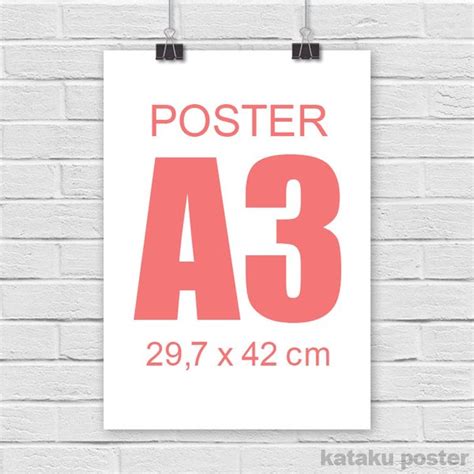 Ukuran Poster A3