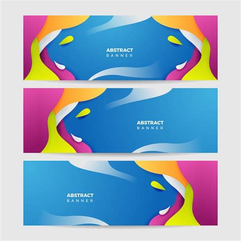 Premium Vector | Abstract colorful polygon banner design template colorful tech web banner with ...