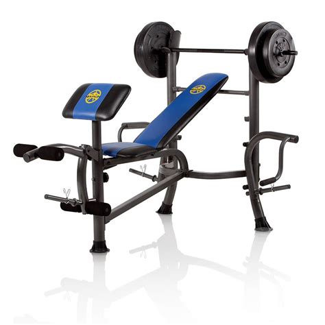 Marcy Standard Bench 80 lb. Weight Set - Heavy Duty High Quality