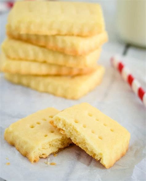 Easy Shortbread Cookies Recipe {Just 3 Ingredients!} | Lil' Luna