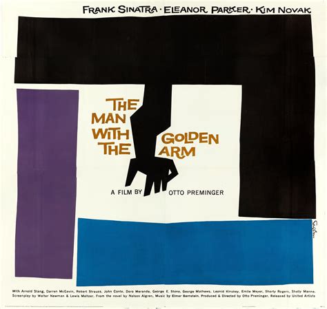 The Man With the Golden Arm Movie Poster | 6 Sheet (81x81) Original ...