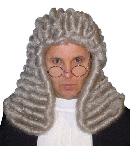 Judge Wig Deluxe Grey Barrister Judges Court – Abracadabra Fancy Dress