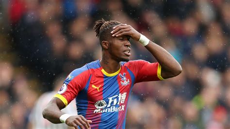 Crystal Palace forward Wilfried Zaha suffers injury while on international duty with Ivory Coast ...