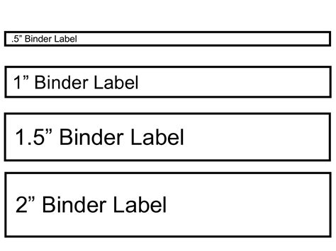 Binder Spine Template - jdsbrainwave | Binder cover templates, Binder spine labels, Binder labels