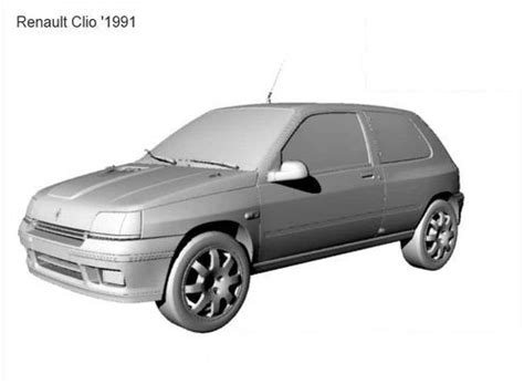 Renault Clio '1991 - 3D Model - 16986 - Model COPY - World