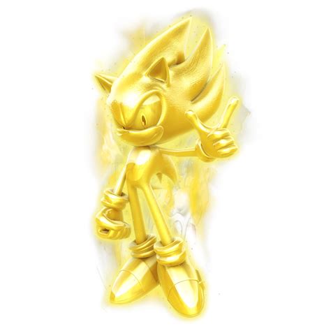 Golden Super Sonic Statue Render by Nibroc-Rock on DeviantArt