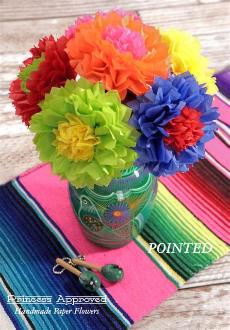 Fiesta Cinco De Mayo Bouquet Handmade Tissue Paper Flowers - Etsy