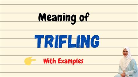 Daily vocabulary | Trifling Meaning | Vocabgram - YouTube