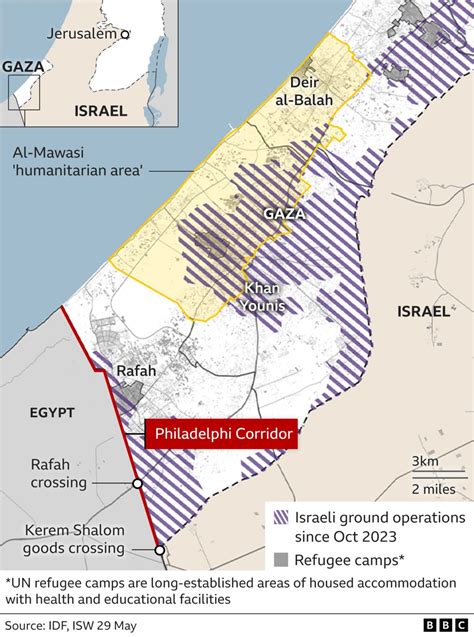 Israel extends control of Gaza's entire land border - BBC News