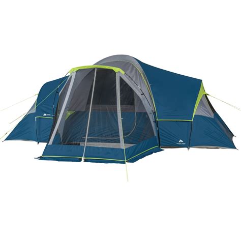 Ozark Trail 10-Person Family Camping Tent with 3 Rooms and Screen Porch - Walmart.com - Walmart.com