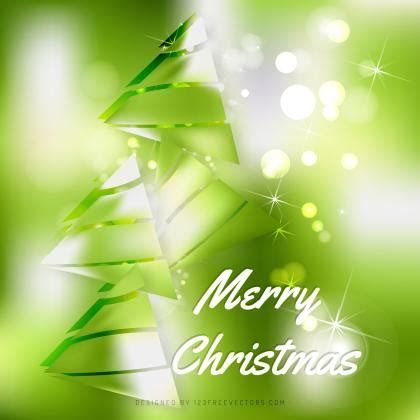 Green Christmas Tree Background Graphics