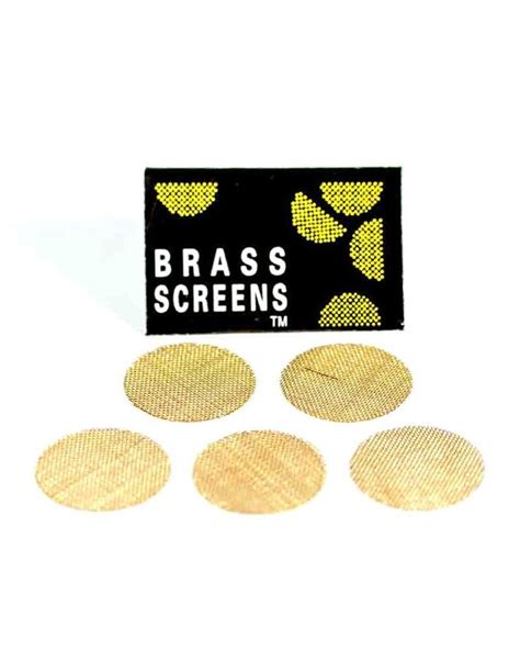 Brass Pipe Screens - Silicone Bong