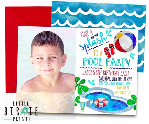 Pool Party Invitation - 22+ Examples, Illustrator, Word, Pages ...