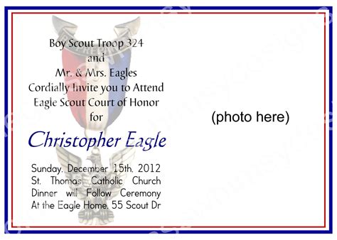 EAGLE SCOUT Court of Honor Invitation by BluegrassWhimsy on Etsy