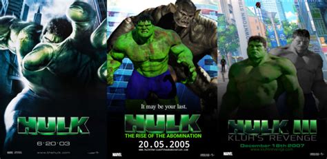 Ang Lee's Hulk Trilogy by AlexTheTetrisFan on DeviantArt