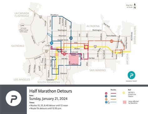 Rose Bowl Half Marathon - Pasadena Transit