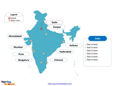 Editable Political Map Of India