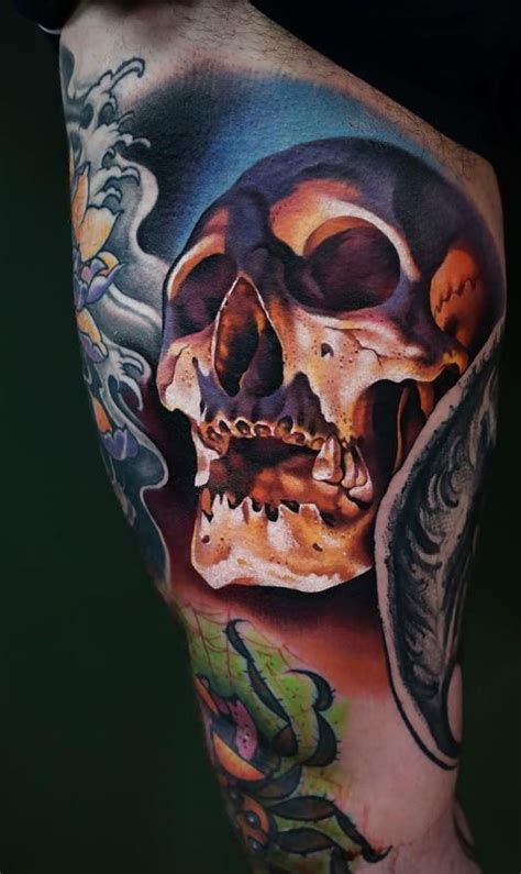 Pin on Skull Tattoos