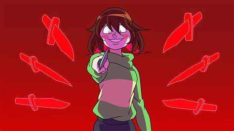 Frisk vs Chara, Undertale animation - YouTube