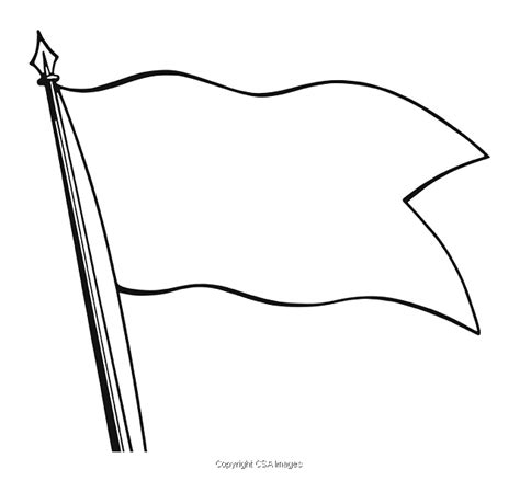 Blank White Flag | #814970 | CSA Images