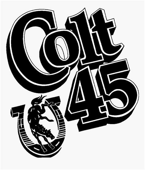 Colt 45 Beer Logo, HD Png Download - kindpng