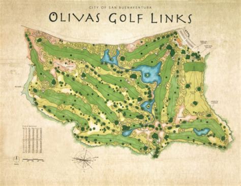 Course Layout - Olivas Links