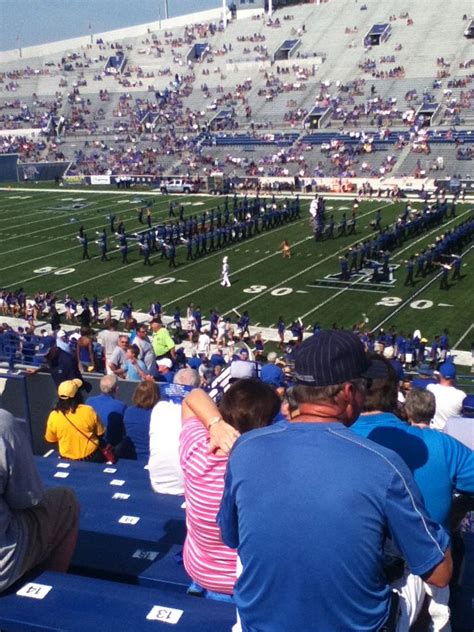 a football stadium filled with lots of people