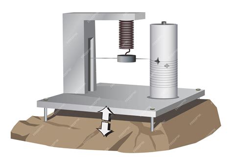 Premium Vector | Illustration of simple seismograph diagram