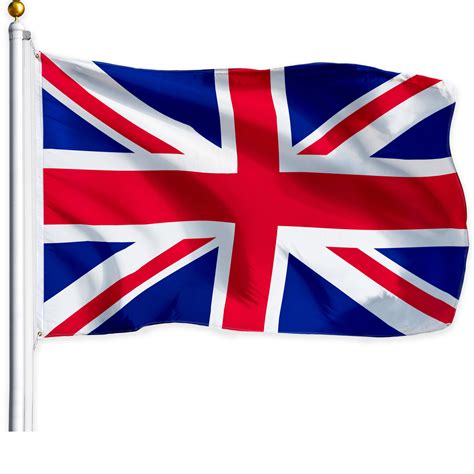 G128 - United Kingdom UK Flag British Union Jack Flag Great Britain ...