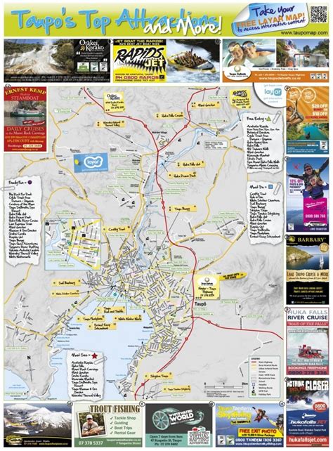 Taupo's Attraction Map | Taupo DeBretts Spa Resort