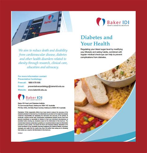 FREE 12+ Diabetes Brochure Templates in PSD | PDF