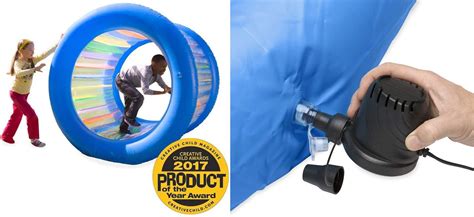 This Giant Inflatable Rolling Wheel Is The Ultimate Outdoor Activity For Your Little Ones