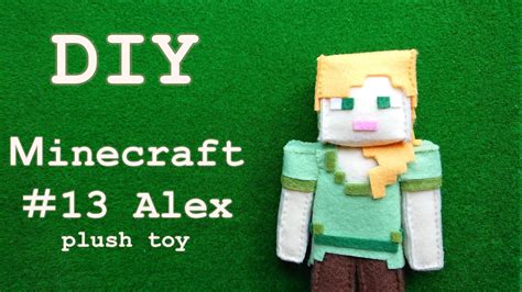 [DIY Minecraft ] Alex - How to make a plush toy - - YouTube