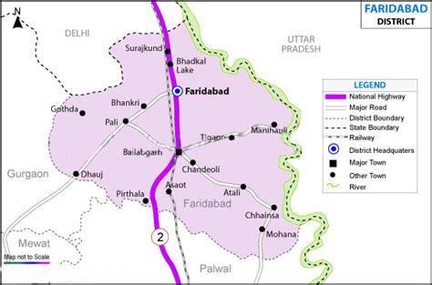 Rail-Map-india: Faridabad railways map