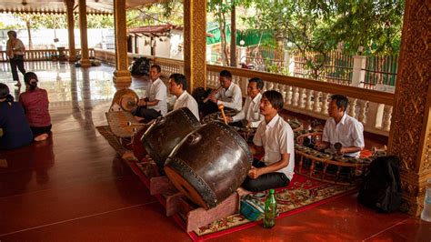 Pinpeat orchestra plays traditional Khmer music | Photos | Bon Om Touk | Games | Cambodia | Asia ...