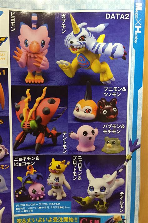 Digimon Adventure Figure Collection 1 and 2, Better Images and Release Date